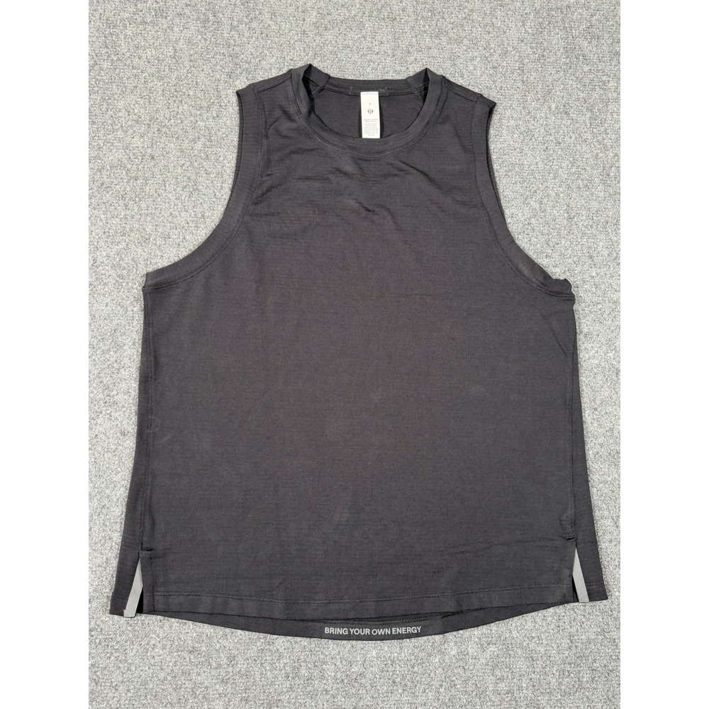 Lululemon License to Train Classic Fit Tank Top Women's 6 Black LW1FZGS